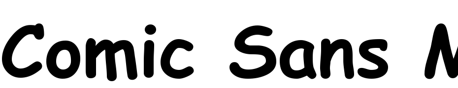 Comic Sans MS Bold cкачати шрифт безкоштовно